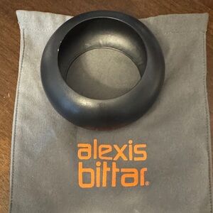 Alexis Bittar Sleek Black Metal Bangle